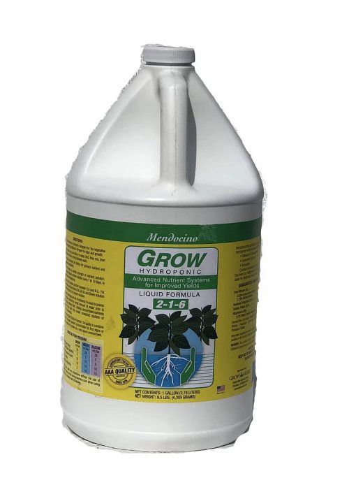 Grow (2-1-6) 6 Gallons - Premium Fertilizer